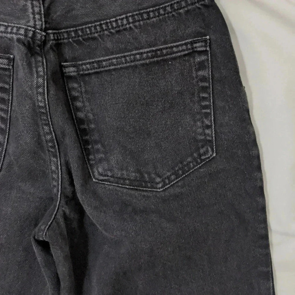 BDG Washed Black High-Waist Mom Jeans, Color Black Size 25 - Picture 10 of 13